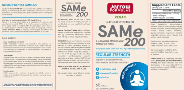 SAM-e 200 mg (60 tabs) - Image 3