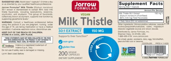 Milk Thistle 150 mg (200 Caps) - Image 3
