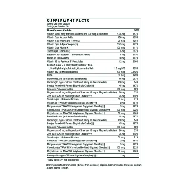Basic Prenatal 90 Caps - Image 3