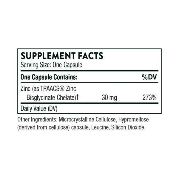 Zinc Bisglycinate 30mg - Image 2
