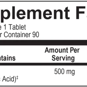 niacin-label